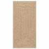 vidaXL Rug ZIZUR Beige 60x110 cm Jute Look Indoor and Outdoor