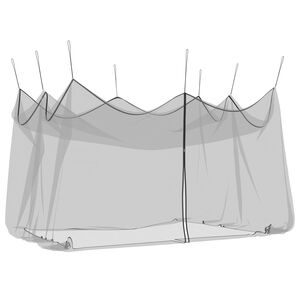 vidaXL Garden Mosquito Net 220 mesh Black 3 x 4.5 x 2.5 m Polyester