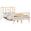 vidaXL Bed Frame without Mattress Small Double Solid Wood Pine