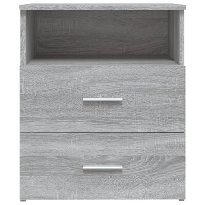 vidaXL Bed Cabinet Grey Sonoma 50x32x60 cm