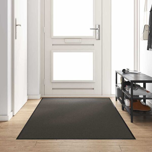 vidaXL Doormat Other Anthracite and Black 120 x 300 cm