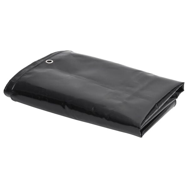 vidaXL Tarpaulin 650 g/m&sup2; 1.5x6 m Black