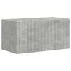vidaXL TV Cabinet Set Wall-mounted 2 pcs Concrete Grey Engineered Wood