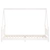 vidaXL Kids Bed Frame White 90x200 cm Solid Wood Pine
