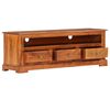 vidaXL TV Cabinet 120x30x40 cm Solid Acacia Wood