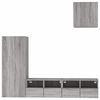 vidaXL 4 Piece TV Wall Units Grey Sonoma Engineered Wood