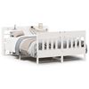 vidaXL Bed Frame without Mattress White 160x200 cm Solid Wood Pine