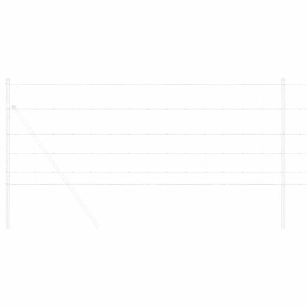 vidaXL Field Fence Silver 50 x 0.8 m Galvanised steel