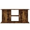 vidaXL Aquarium Stand Smoked Oak 121x41x58 cm Engineered Wood