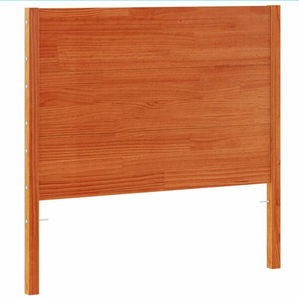 vidaXL Headboard Wax Brown 100 cm Solid Wood Pine