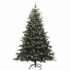 vidaXL Artificial Christmas Tree with 300 LEDs with Stand Green 240 cm