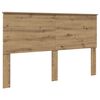 vidaXL Bed Frame Artisian Oak 160 x 200 cm Solid Pine Wood