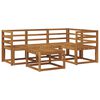 vidaXL Outdoor Sofa Set 5 pcs Natural Solid Acacia Wood