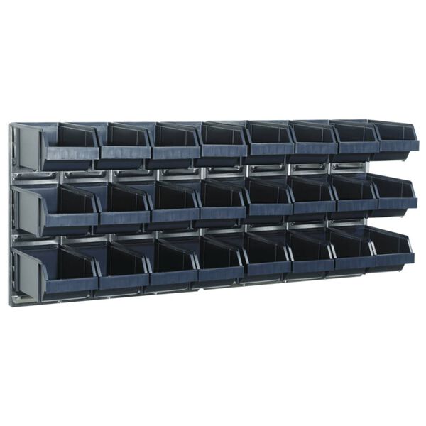Raaco Bin Wall Panel x2 with 24 Bins 181228