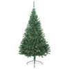 vidaXL Artificial Half Christmas Tree with Stand Green 240 cm PVC
