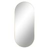 House Nordic Oval Mirror Daisy Brass