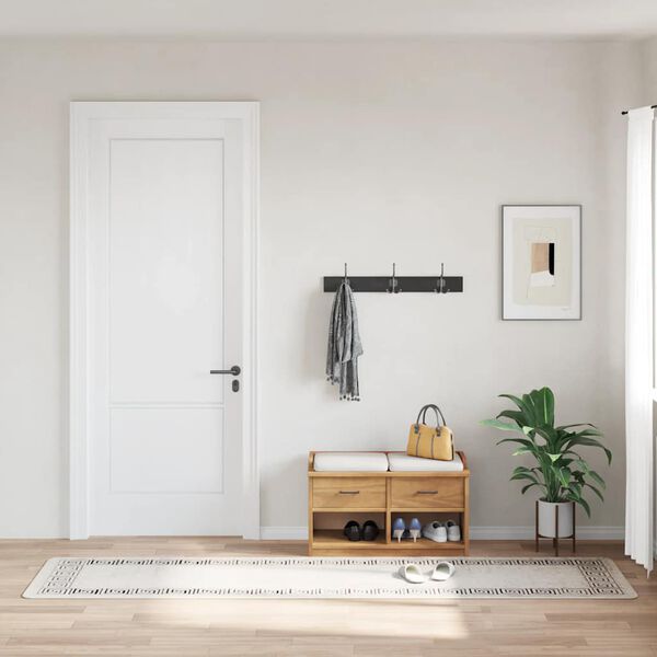 vidaXL Rug Washable 80x300 cm Light Beige