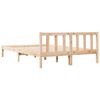 vidaXL Extra Long Bed Frame without Mattress 160x210 cm Solid Wood Pine