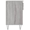 vidaXL Shoe Cabinet Grey Sonoma 102x36x60 cm Engineered Wood