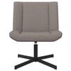 vidaXL Swivel Chair Taupe 63 x 75 x 76 cm Fabric