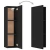 vidaXL 3 Piece TV Cabinet Set Black Engineered Wood