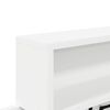 vidaXL Wall-Mounted Coat Rack White 100 x 12 x 43.5 cm Engineered wood