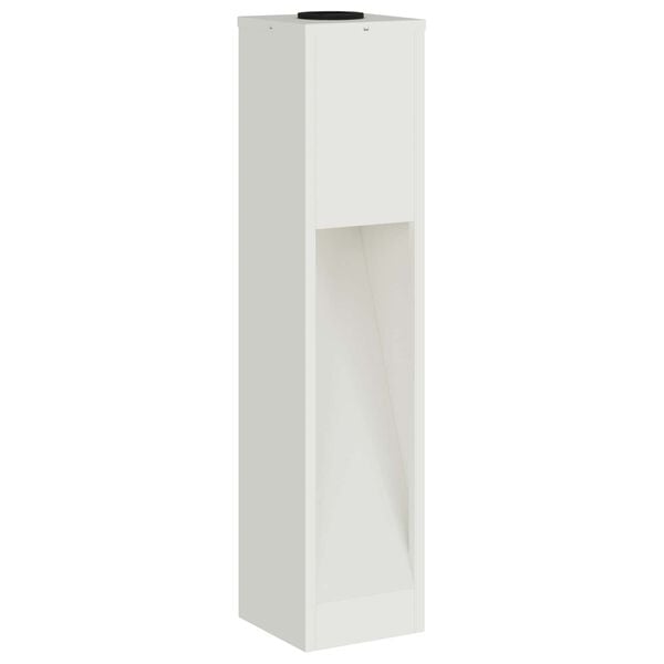 vidaXL Solar Led Pathway Light 2 pcs White Cold Rolled Steel