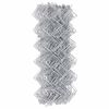vidaXL Chain Link Fence Silver 25 x 0.4 m Galvanised steel