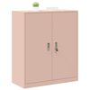 vidaXL Storage Cabinet Pink 90 x 40 x 105 cm Steel