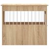 vidaXL Dog Crate Furniture Sonoma Oak 55x80x68 cm Engineered Wood