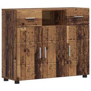 vidaXL Wooden Cabinet Old Wood Engineered Wood