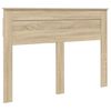 vidaXL Storage Bed with Drawer Sonoma Oak 140 x 190 cm Engineered Wood