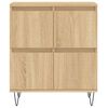 vidaXL Sideboards 2 pcs Sonoma Oak Engineered Wood