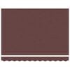 vidaXL Manual Retractable Awning Brown 300x250 cm