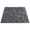 vidaXL Wall Panels 24 pcs Grey 50x50 cm XPS 6 m² Amethyst