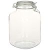 vidaXL Glass Jars with Lock 6 pcs 3 L