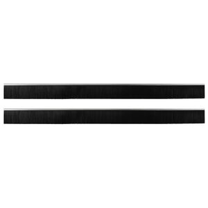 vidaXL Self-adhesive Door Brush Seals 2 pcs 100 cm Aluminium Alloy