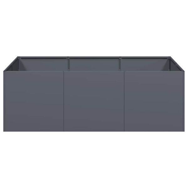 vidaXL Planter Anthracite 120x80x40 cm Steel