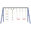 vidaXL Outdoor Swing Set with Swings. Ladder. Disc Swing