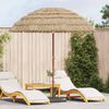 vidaXL Garden Parasol Natural 205 x 205 x 210 cm