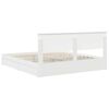 vidaXL Storage Bed with Headboard White 180 x 200 cm Engineered Wood