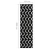 vidaXL Runner Rug BCF Black and White 60x200 cm