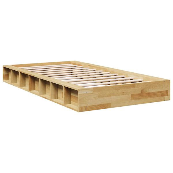 vidaXL Bed Frame without Mattress 80x200 cm Solid Wood Oak