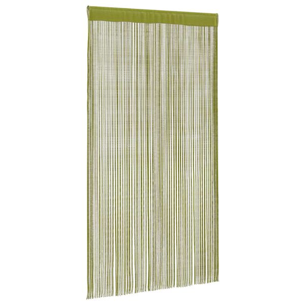 vidaXL String Curtains 2 pcs 100x250 cm Green
