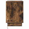 vidaXL Bedside Cabinet Smoked Oak 39 x 34.5 x 50 cm Engineered wood