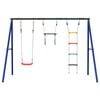 vidaXL Outdoor Swing Set with Swing. Trapeze. Ladder