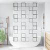 vidaXL Shower Roller Blind with Cassette 120x240 cm Fabric Width 116 cm