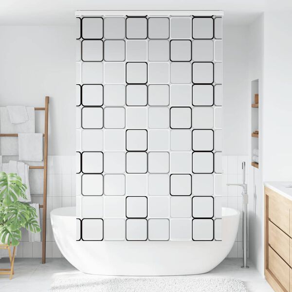 vidaXL Shower Roller Blind with Cassette 120x240 cm Fabric Width 116 cm