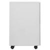 vidaXL Mobile File Cabinet Light Grey 39x45x67 cm Steel