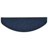vidaXL Stair Mats Self-adhesive 20 pcs 65x21x4 cm Navy Half Round Large